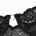 SUBBLIME - CORSET CORSET UND GÜRTEL SCHWARZ S / M. - Vanelion Paradise