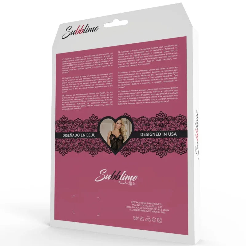 SUBBLIME - CORSET CORSET UND GÜRTEL SCHWARZ S / M. - Vanelion Paradise