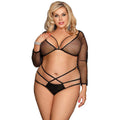 SUBBLIME - QUEEN PLUS STRAPPY TOP UND PANTIES SET - Vanelion Paradise