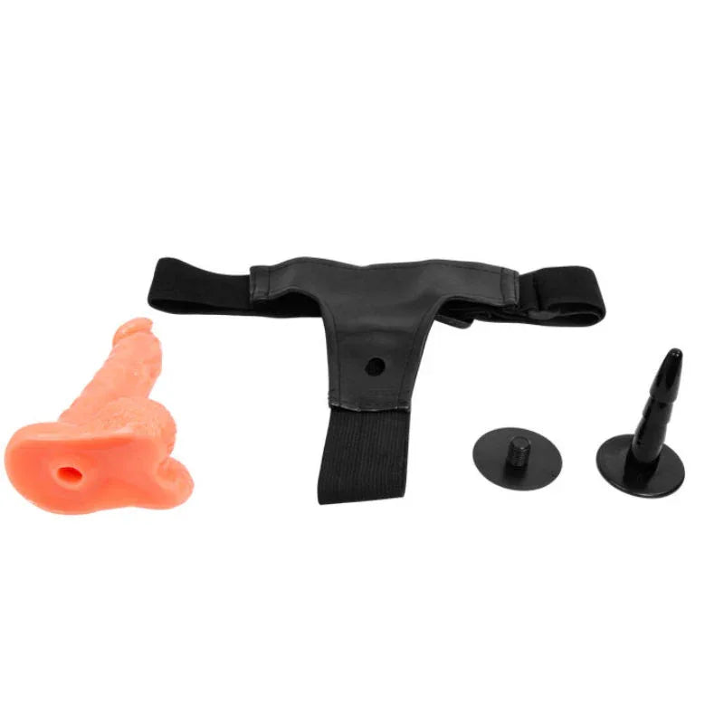 BAILE - GURT MIT REALISTISCHEM PENIS UND ULTRA LEIDENSCHAFTLICHEM VERSTELLBAREN HÖSCHEN 15.5 CM - Vanelion Paradise