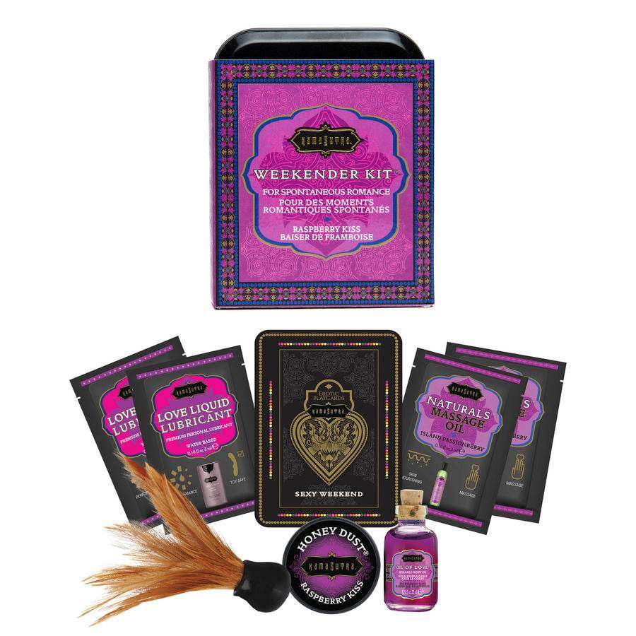 KAMASUTRA - WEEKENDER DOSE KIT RASPBERRY KISS RASPBERRY - Vanelion Paradise