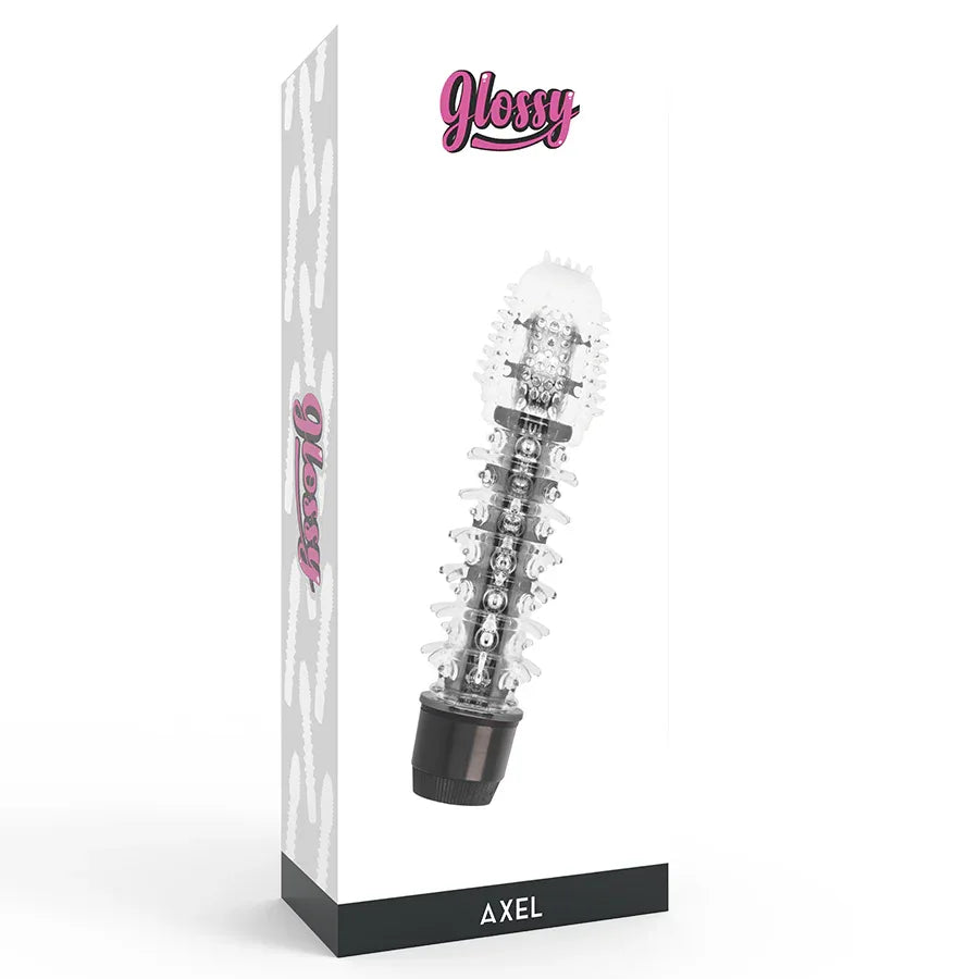 GLOSSY - AXEL BLACK VIBRATOR - Vanelion Paradise