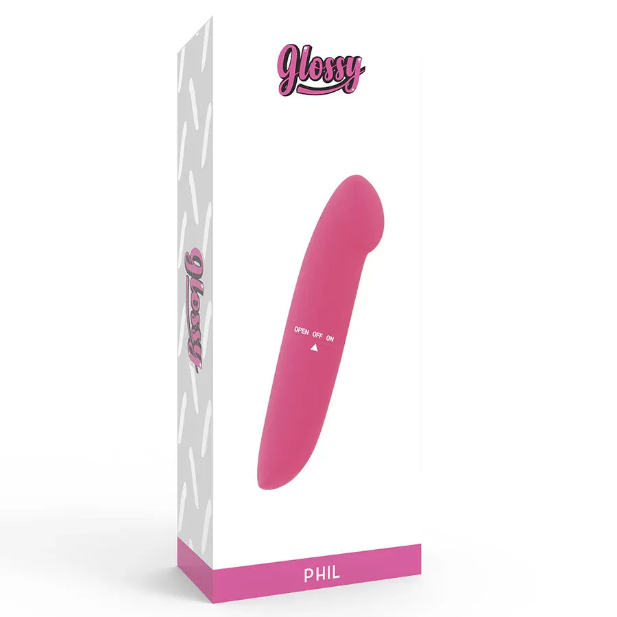 GLOSSY - PHIL VIBRATOR ROSA - Vanelion Paradise