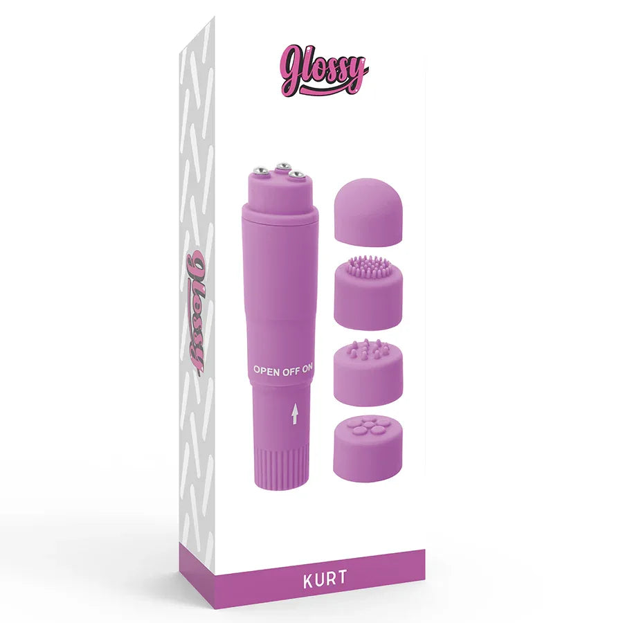 GLOSSY - KURT POCKET MASSAGER LILA - Vanelion Paradise