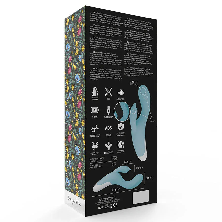 MIA - DRESDE VIBRATOR BLAUE TÜRKIS - Vanelion Paradise