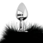 DARKNESS - EXTRA ANAL BUTTPLUG MIT SCHWANZ SCHWARZ 7 CM - Vanelion Paradise