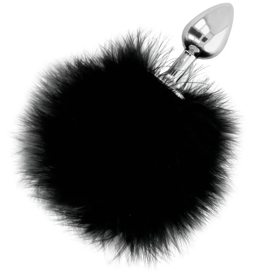DARKNESS - EXTRA ANAL BUTTPLUG MIT SCHWANZ SCHWARZ 7 CM - Vanelion Paradise