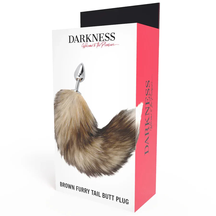 DARKNESS - TAIL BUTT PLUG SILVER - Vanelion Paradise