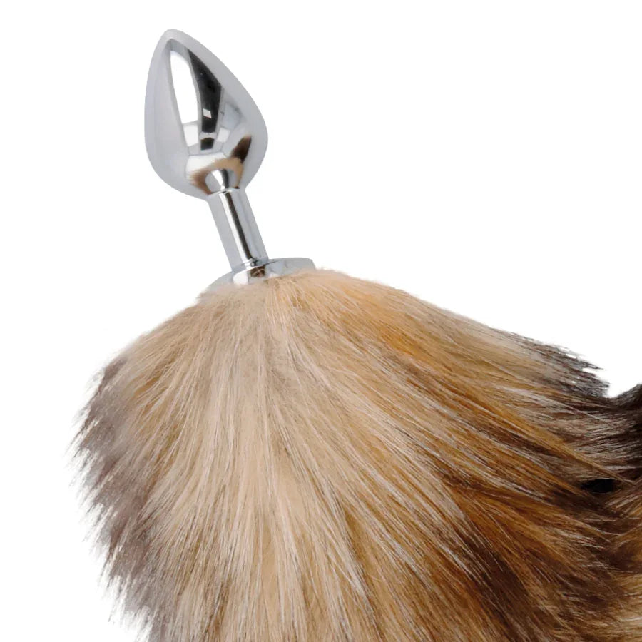 DARKNESS - TAIL BUTT PLUG SILVER - Vanelion Paradise