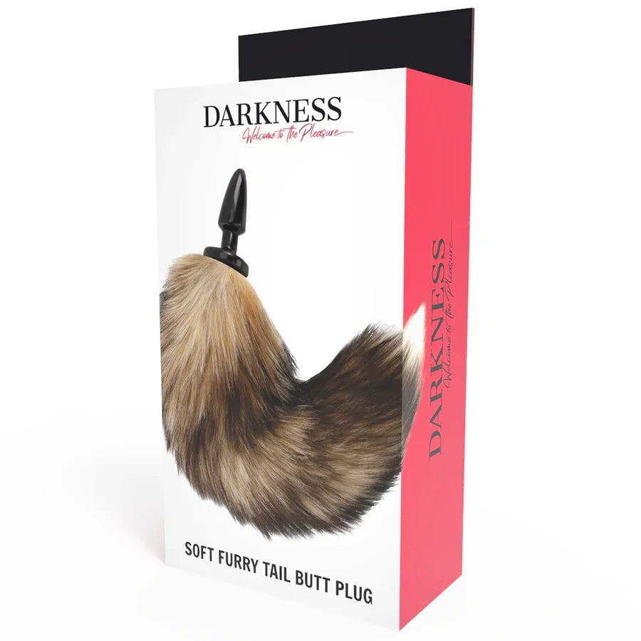 DARKNESS - NATÜRLICHER SCHWANZ MIT SILIKON-ANALSPlug 10 CM - Vanelion Paradise