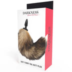 DARKNESS - NATÜRLICHER SCHWANZ MIT SILIKON-ANALSPlug 10 CM - Vanelion Paradise