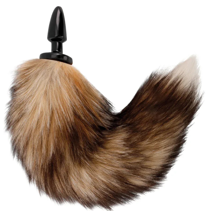 DARKNESS - NATÜRLICHER SCHWANZ MIT SILIKON-ANALSPlug 10 CM - Vanelion Paradise