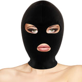 DARKNESS - BDSM-SUBMISSION-MASKE, MUND UND AUGEN SCHWARZ - Vanelion Paradise