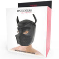 DARKNESS - NEOPREN-HUNDEMASKE MIT ABNEHMBARER MAULE M - Vanelion Paradise