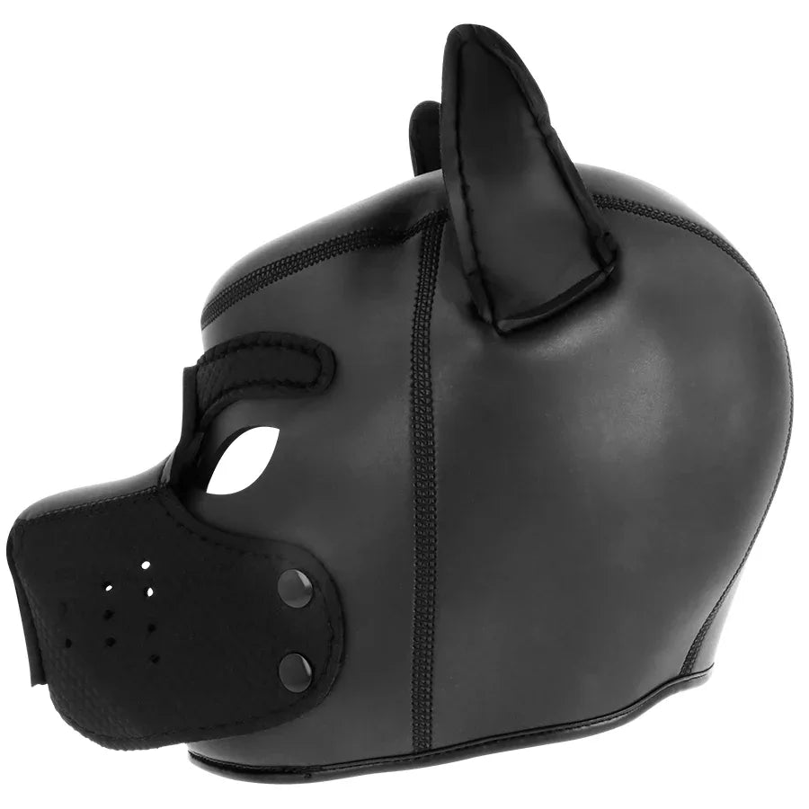 DARKNESS - NEOPREN-HUNDEMASKE MIT ABNEHMBARER MAULE M - Vanelion Paradise