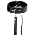 DARKNESS - POSTURE-HALSKETTE MIT LEDERKETTE - Vanelion Paradise