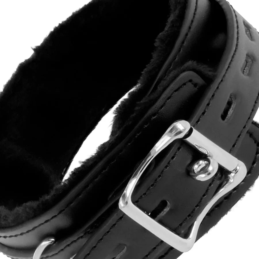 DARKNESS - BEQUEME HALSKETTE MIT LEDERKETTE - Vanelion Paradise