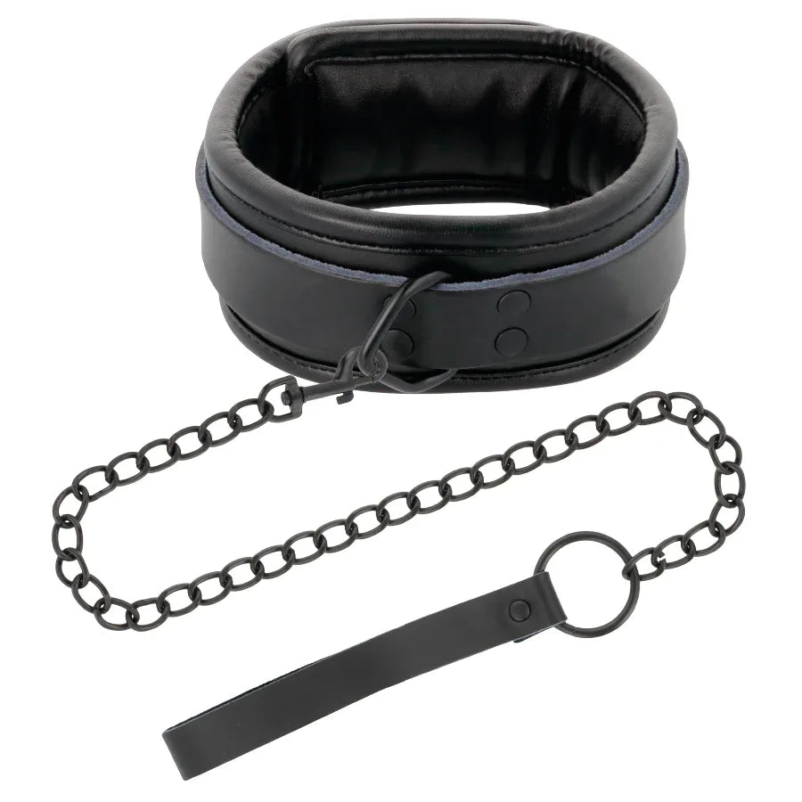 DARKNESS - SCHWARZE HALSKETTE MIT KETTE - Vanelion Paradise