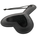Darkness Velours Fetish Paddle – Schwarz, 19×15 cm - Vanelion Paradise