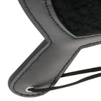 Darkness Velours Fetish Paddle – Schwarz, 19×15 cm - Vanelion Paradise