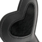 Darkness Velours Fetish Paddle – Schwarz, 19×15 cm - Vanelion Paradise