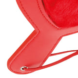 Darkness Fetish Paddle »Love Red« mit Spikes (19×15 cm) - Vanelion Paradise