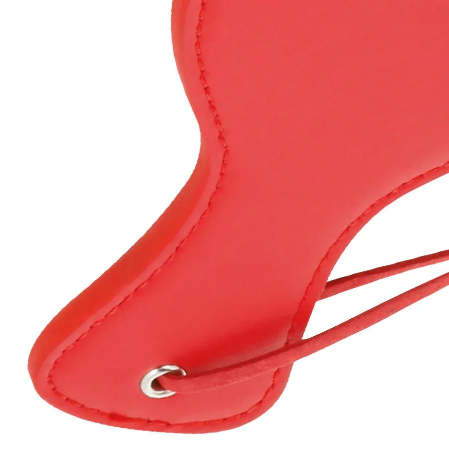 Darkness Rotes Rundes Fetischpaddel – vegan & diskret - Vanelion Paradise