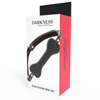 DARKNESS - SCHWARZER KNOCHEN-SILIKON-Knebel - Vanelion Paradise