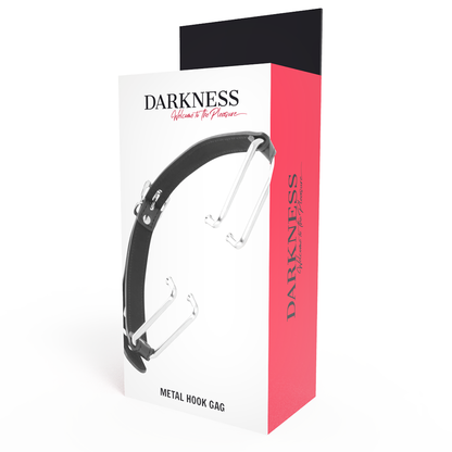 DARKNESS - KNEBEL MIT SCHWARZEM HAKEN