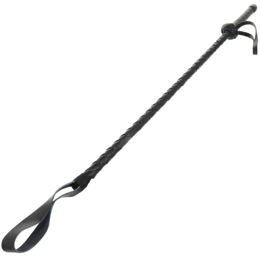 DARKNESS BDSM Peitsche Leder 60 cm – Reitgerte - Vanelion Paradise