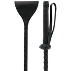 DARKNESS Whipper Reitpeitsche Schwarz – 60 cm - Vanelion Paradise