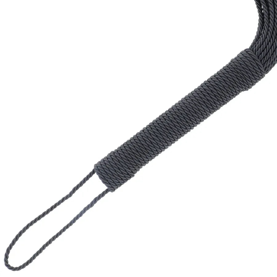 DARKNESS - SCHWARZE BONDAGE-PEITSCHE 50CM - Vanelion Paradise