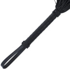 DARKNESS - SCHWARZE BONDAGE-PEITSCHE 42CM AUS LEDER - Vanelion Paradise