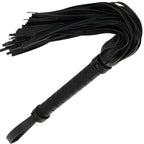 DARKNESS - SCHWARZE BONDAGE-PEITSCHE 42CM AUS LEDER - Vanelion Paradise