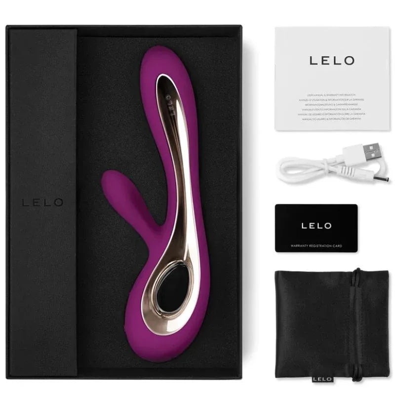 LELO - SORAYA 2 RABBIT DEEP ROSE VIBRATOR - Vanelion Paradise