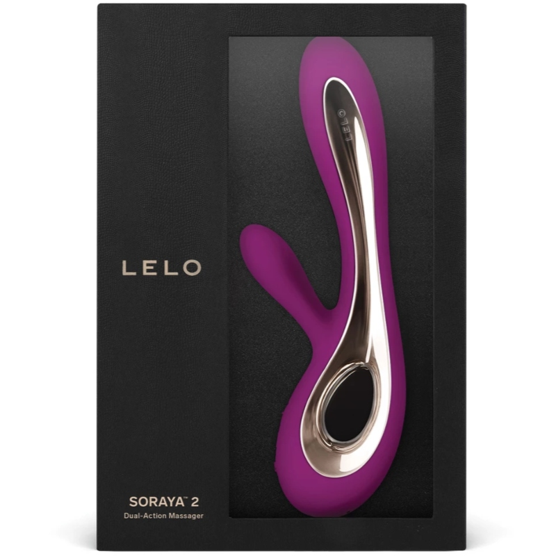 LELO - SORAYA 2 RABBIT DEEP ROSE VIBRATOR