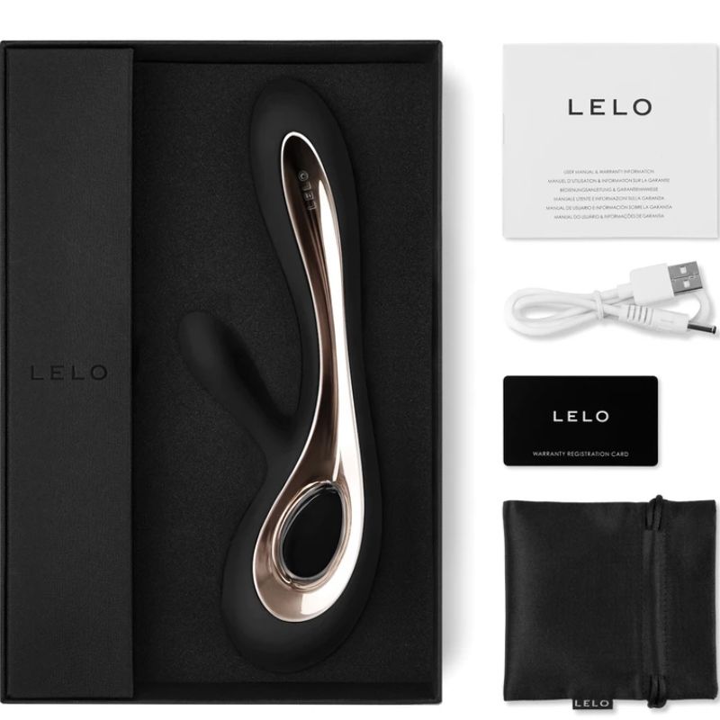 LELO - SORAYA 2 SCHWARZER KANINCHENVIBRATOR