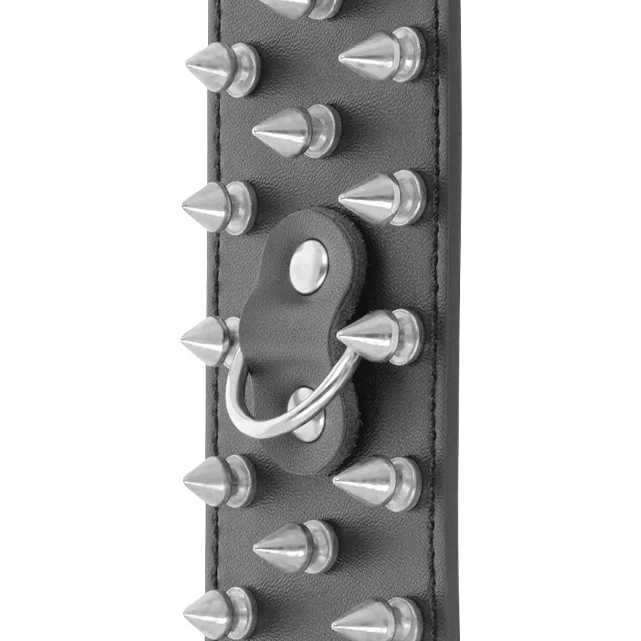 DARKNESS - SKULLS AND BONES SCHWARZE HANDSCHELLEN MIT SPIKES - Vanelion Paradise