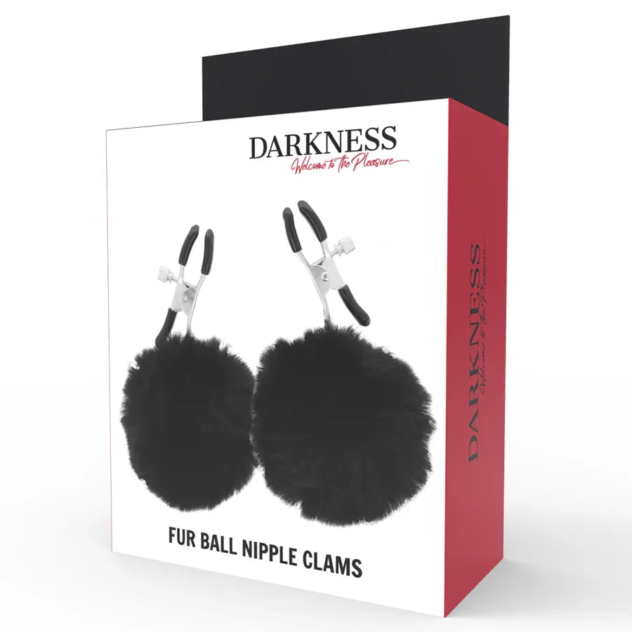 DARKNESS - NIPPELKLAMMERN MIT POM POMS 1 - Vanelion Paradise