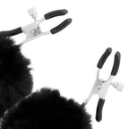 DARKNESS - NIPPELKLAMMERN MIT POM POMS 1 - Vanelion Paradise