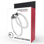 DARKNESS - DOPPELTER PENISRING AUS METALL - Vanelion Paradise