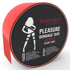 DARKNESS - KLEBENDES ROTES BONDAGEBAND 15M - Vanelion Paradise