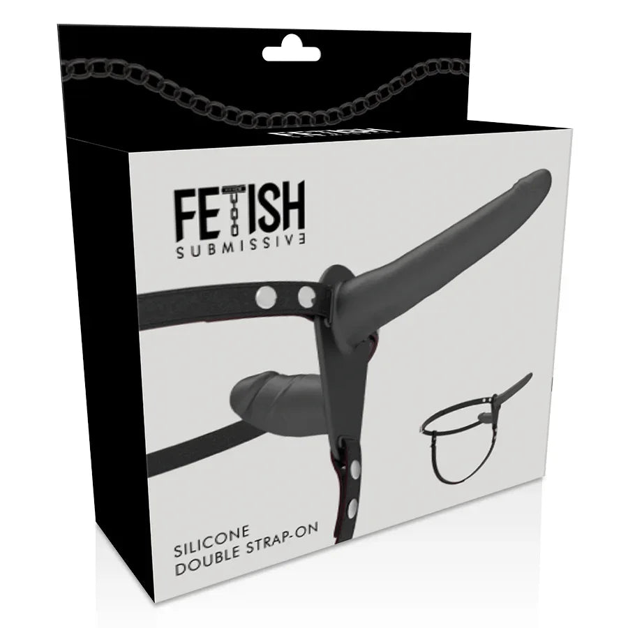 FETISH SUBMISSIVE HARNESS - SCHWARZE DOPPELPENETRATION - Vanelion Paradise