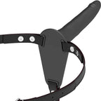 FETISH SUBMISSIVE HARNESS - SCHWARZES SILIKON 15 CM - Vanelion Paradise