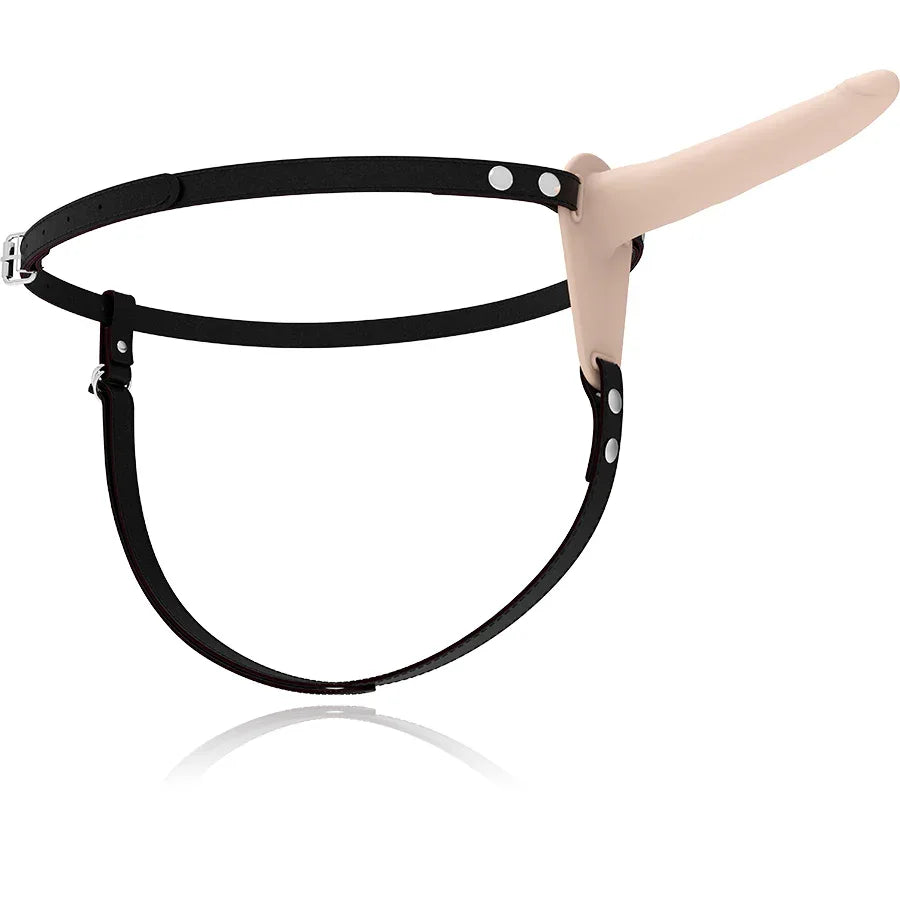 FETISH SUBMISSIVE HARNESS - FLEISCH-SILIKON-VIBRATOR 15 CM - Vanelion Paradise