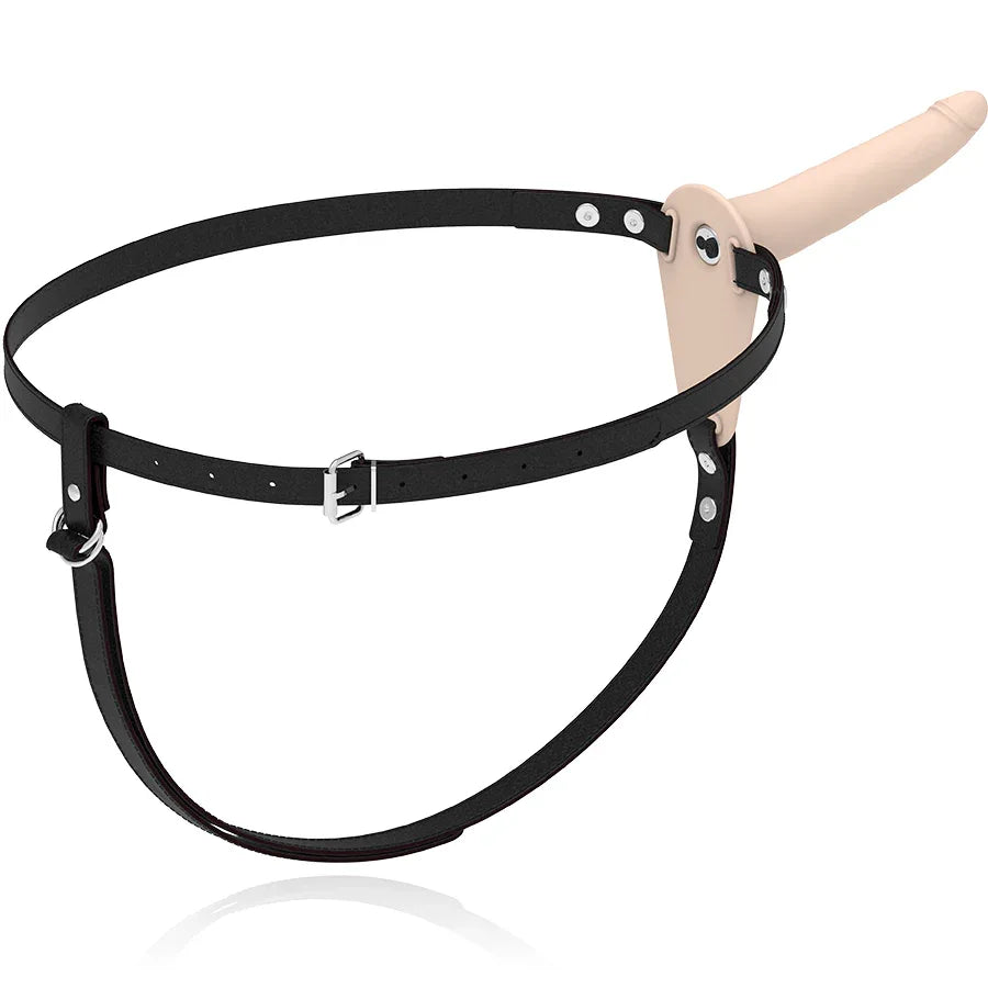 FETISH SUBMISSIVE HARNESS - FLEISCH-SILIKON-VIBRATOR 15 CM - Vanelion Paradise