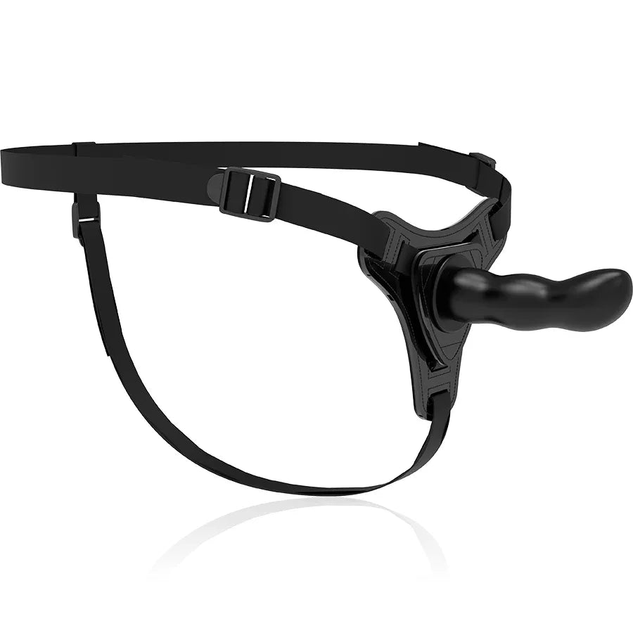 FETISH SUBMISSIVE HARNESS - SCHWARZES SILIKON G-SPOT 16 CM - Vanelion Paradise