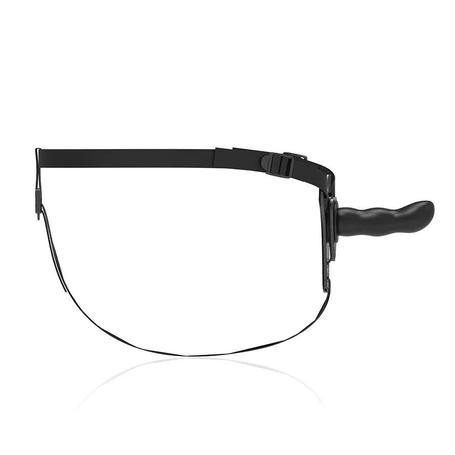 FETISH SUBMISSIVE HARNESS - SCHWARZES SILIKON G-SPOT 16 CM - Vanelion Paradise