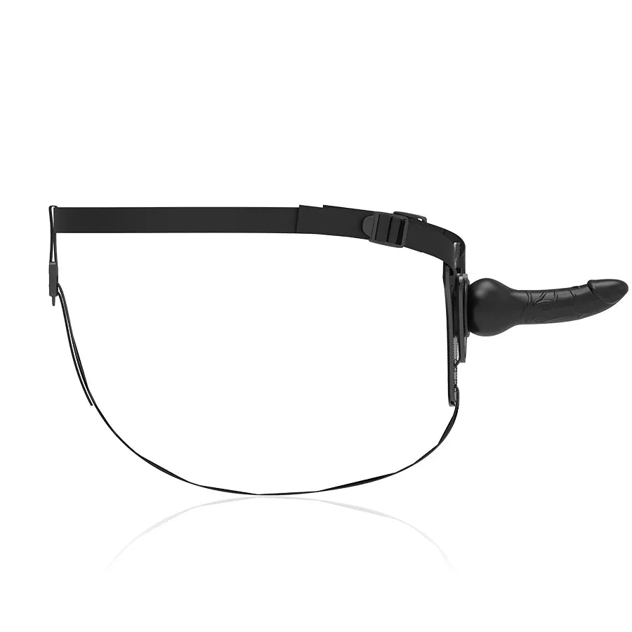 FETISH SUBMISSIVE HARNESS - REALISTISCHES SCHWARZES SILIKON 16 CM - Vanelion Paradise