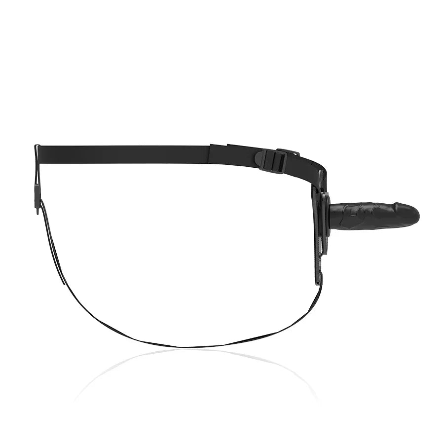 FETISH SUBMISSIVE HARNESS - REALISTISCHES SCHWARZES SILIKON 15 CM - Vanelion Paradise